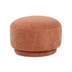 Fuji - Mushroom Footstool Ottoman - Spice Orange
