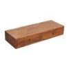 Lunar - 2 Drawer Wall Mounted Console - Brown - Image 4
