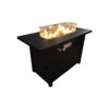 Steel Propane Fire Pit Table With Lid - Black - Image 6