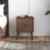 Alexandra - Night Stand With 2 Drawers - Walnut Brown - Image 11
