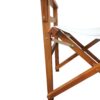 Folding Director Chair Canvas (Set of 2) - White - Image 12