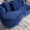 Bean Bag Sofa Lazy Sofa Durable Comfort Lounger High Back Chair For Adults And Kids, Indoor & Outdoor - Navy - Image 16