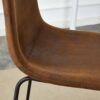 (Set of 2) Retro Bar Chairs, Comfortable Stools Suitable For Industrial And Vintage Style Settings - Brown - Image 17