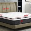 10" Full Size Hybrid Pillow Top Mattress A Box With Breathable And Hypoallergenic Design, Medium Firm For Lumbar Support - White / Gray - Image 7