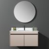 Vanity Top With Undermount Sink And Backsplash, Sintered Stone - Carrara White Marble - Image 15