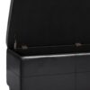 Afton - Storage Ottoman Bench - Midnight Black - Image 5