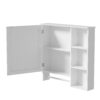 Bathroom Vanity With Sink, Modern Elegant Bathroom Storage Cabinet With 3 Drawers And Adjustable Shelves, Freestanding Vanity Set With Mirror Cabinet, Single Sink Bathroom Vanity - White - Image 16