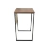 Computer Desk With Metal Legs - Dark Coffee - Image 6