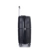 Expandable Hardshell Suitcase Double Spinner Wheels Pp Luggage Sets Lightweight Durable Suitcase & Tsa Lock, 3 Piece Set (20/24/28) - Black - Image 16