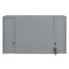 Twin Size Murphy Bed With Drawers, Cabinets, USB Ports Material - Gray - Image 13