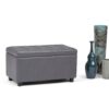 Cosmopolitan - Storage Ottoman - Stone Gray - Image 10