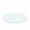 36" Round Tempered Glass Table Top Clear Glass 1 / 4" Thick Flat Polished Edge - Transparent - Image 6