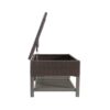 Regent - Storage Bench With Metal Rack - Brown Multi - Image 8