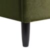 Aspen - Queen Vertical Tufted Modern Headboard Platform Bed Set - Olive Green - Image 11