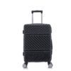 3 Piece Travel Lightweight Suitcase With Wheels, Password Lock, Business And Travel Carry On Luggage (20" / 24" / 28") - Black - Image 10