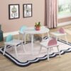 Children's Panel Table With 4 Chairs - White - Image 9