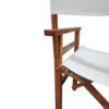 Folding Director Chair Canvas (Set of 2) - White - Image 11