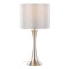 Lenuxe - Contemporary Table Lamp (Set of 2) - Nickel / Gray Sparkly / Silver Metallic Threading - Image 3