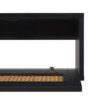 Modern Rattan Door Floating TV Stand For TVs Up To 65" - Black - Image 4