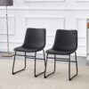 (Set of 4) Classic Chairs, A Stylish Seat Suitable For Modern Minimalist And Industrial Style Environments - Black - Image 6