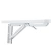 Laundry Room Folding Table Wall Mounted Folding Table For Small Spaces, Fold Down Desk, Workbench, Addition To Garage & Shed - White - Image 9