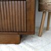 Lola - Mid-Century Modern Dresser With 6 Drawers - Dark Brown - Image 7