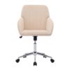 Adjustable Office Chair, Home Bedroom, Ergonomic Swivel Chair, Backrest Seat, Comfortable For Long Sitting - Khaki - Image 5