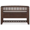 Acadian - Entryway Storage Bench With Shelf - Brown - Image 3