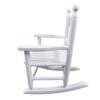 Children's Rocking Chair Indoor Or Outdoor, Suitable For Kids, Durable - White - Image 2