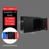 Steel Filing Cabinet With Compartments For Office Use, Storage, File Storage, Archives, And High And Low Cabinets - Black / Red - Image 14