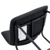 (Set of 2) Modern Minimalist Style Material Bar Stools, Suitable For Kitchen, Bar And Modern Home Design - Black - Image 15