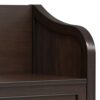 Connaught - Small Entryway Storage Bench - Chestnut - Image 2