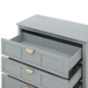 3 Drawer Cabinet, American Furniture, Suitable For Bedroom, Living Room, Study - Light Gray - Image 13
