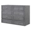 Queen Murphy Elegant Bed With Spacious Drawers - Gray - Image 6