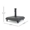 Wheelie - Umbrella Base Square - Black - Image 6