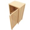 Bamboo Freestanding Storage Cabinet With Door And Shelf For Bathroom, Living Room, Kitchen - Natural / Natural Wood - Image 6