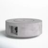 Reinforced - Propane Gas Outdoor Fire Pit Table With Lid - Gray - Image 2
