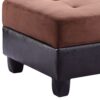 Upholstered Ottoman Elegant - Chocolate - Image 7