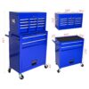 High Capacity Rolling Tool Chest With Wheels And Drawers, 8 Drawer Tool Storage Cabinet - Blue - Image 3