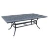 Rectangular 7 Piece 85.83" Long Aluminum Dining Set With Cushions - Antique Brown - Image 7