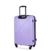 3 Piece Luggage Sets Lightweight Suitcase With Two Hooks, Spinner Wheels, Tsa Lock, (20/24/28) - Light Purple - Image 8