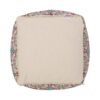 Amelia - Handcrafted Fabric Pouf, Rustic Elegance - Multicolored - Image 5