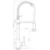Modern Single Handle Spring High Arc Kitchen Faucet With Water Filter System, Stainless Steel - Brushed Nickel - Image 3