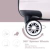 3 Piece Luggage Sets Pc Lightweight & Durable Expandable Suitcase With Two Hooks, Double Spinner Wheels, Tsa Lock, (21/25/29) - Sand - Image 7