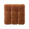 Marcel - Bubble Modular Modern Cocktail Ottoman - Orange - Image 2