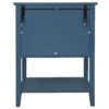 2 Drawer Side Table, American Style, End Table, Suitable For Bedroom - Blue - Image 12