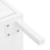Modern Rattan 3 Door Shoe Rack Cabinet For Entryway Freestanding White Storage Unit In Particle Board - White - Image 21