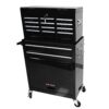 High Capacity Rolling Tool Chest With Wheels And Drawers, 8 Drawer Tool Storage Cabinet - Black - Image 4