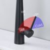 Commercial Kitchen Faucet With Pull Down Sprayer And Magnetic Docking Spray Head - Matte Black - Image 8