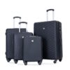 Luggage 4 Piece Lightweight Suitcase With Rotating Wheels, 24" And 28" With Tsa Lock, (16/20/24/28) - Black - Image 9
